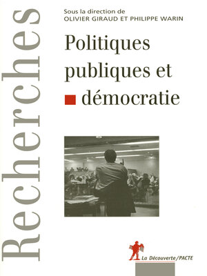 cover image of Politiques publiques et démocratie